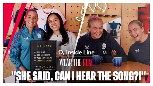 O2 Inside Line: Wear The Rose moves to Bristol with Mo Hunt joined by Red Roses' captain Zoe Aldcroft, skipper for the Australia game Alex Matthews and Chelcee Grimes returns! We delve into meeting HRH the Princess of Wales and what really happened when she came into the changing room, see some Red Roses love from Sporty Spice, teach Chelcee the art of Jackling and learn some local Bristolian phrases 🗣😅 | England Rugby