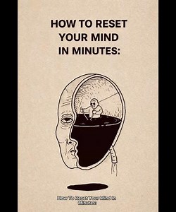 How to Reset Your Mind in Minutes 🧠⚡ #mentalhealth #productivity #mindset #selfcare