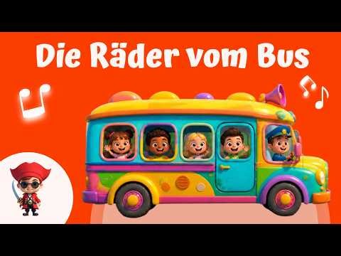 Die Räder vom Bus - neuer Text 🎶 Bus Lied & Fahrzeuglieder für Kleinkinder