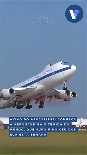 VIRALIZUOU 🥇 on Instagram: "🔹AVIÃO DO APOCALIPSE: CONHEÇA A AERONAVE MAIS TEMIDA DO MUNDO, QUE SURGIU NO CÉU DOS EUA ESTA SEMANA O aparecimento do chamado “avião do apocalipse” chamou atenção e gerou especulações nas redes. A aeronave é usada em situações extremas e simboliza protocolos de segurança máxima. O que motivou esse voo agora? 👀✈️ #AviaoDoApocalipse #EUA #Mistério #Aviação #Segurança #Mundo #Notícias #Curiosidades #Militar #RedesSociais"