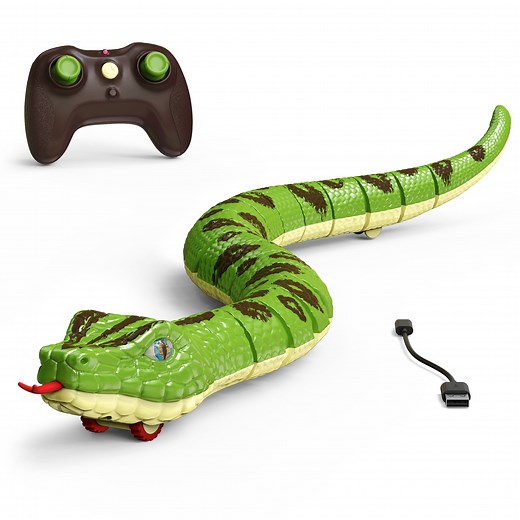 Terra by Battat RC Snake Green Anaconda Remote Control Reptile Toy for Kids 5 Years