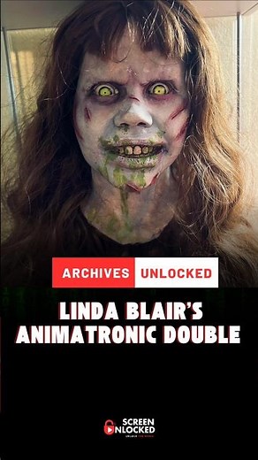 Linda Blair’s animatronic double in The Exorcist (1973) #ScreenUnlocked