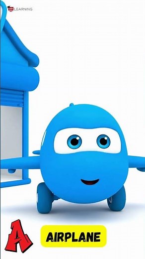 A to H Vehicle Alphabet for Kids 🚗🚌✈️ | Learn ABC with Transport Vehicles | UZR Learning #shorts