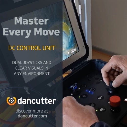 ✨ Master Every Move! The Dancutter Control Unit gives you effortless handling of your DC SUPER FLEX and DC MAXI FLEX cutters.🔹 Dual joysticks – smooth and precise cutter control 🔹 12"… | Dancutter A/S