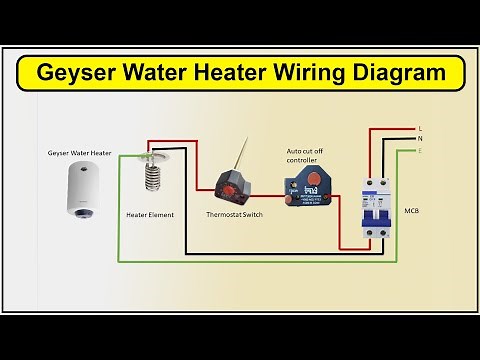 How to Make Geyser Water Heater Wiring Diagram | Geyser Wiring
