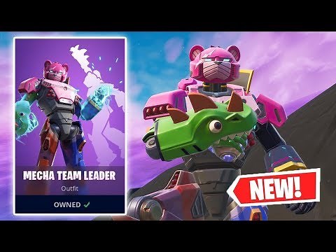 NEW MECHA TEAM LEADER Skin Gameplay in Fortnite!