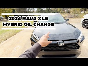 2024 Toyota RAV4 XLE Hybrid Oil Change