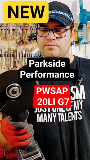 Noul Polizor Unghiular Parkside Performance PWSAP 20-LI G7 vs E6 #parkside #toolset