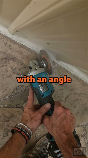 Grinding Grout Lines To Fix Bad Spots