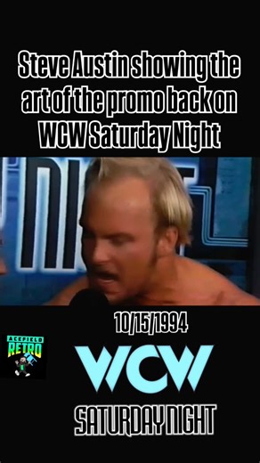Acefield Retro on Instagram: "Been rewatching 1994 WCW & this beauty of a promo came across my radar @steveaustinbsr #wcw #wwf #wwe #nostalgia"