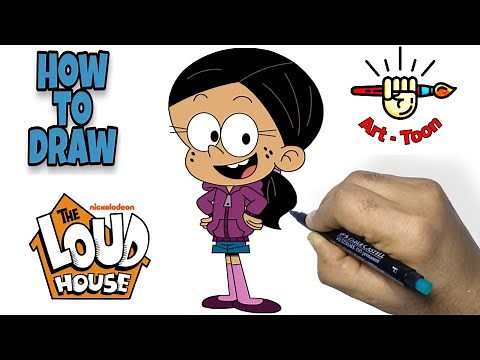 How to draw Ronnie Anne from the Loud House step by step easy