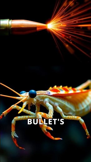 Mantis Shrimp Punches Like a Bullet! Craziest Animal Superpower Ever! #mantisshrimp #shrimp