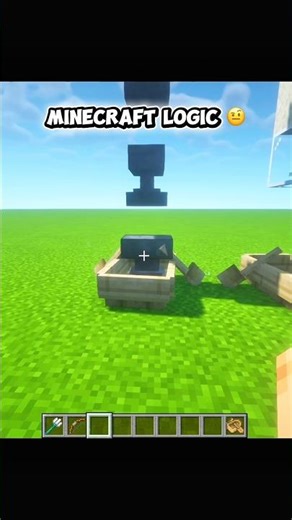 Minecraft logic 🤨 #montagem