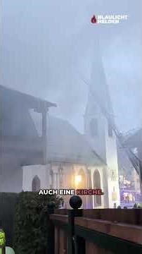 Fire at Hotel Klosterbräu in Seefeld in Tyrol