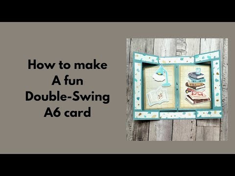 How to make a double-swing A6 card