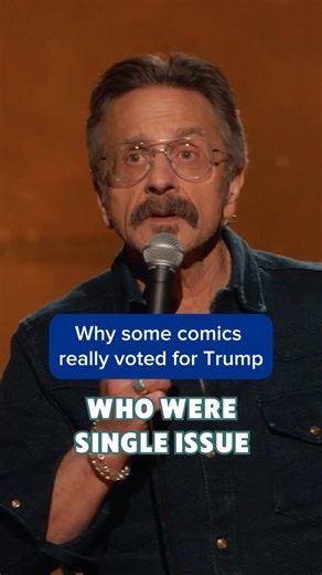Marc Maron on Instagram: "The dangers of single-issue voting. From my new special Panicked, out now on HBO Max."