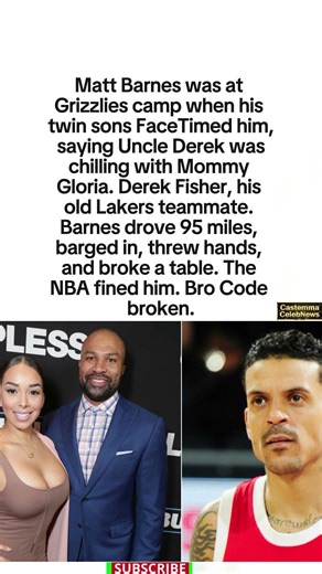 Matt Barnes Drove 95 Miles 😳 #Shorts #MattBarnes #DerekFisher #relationship #marriage #dating