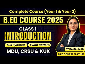 Complete B.Ed Course Intro: Full Syllabus & Exam Question Paper Overview | Complete B.Ed Playlist