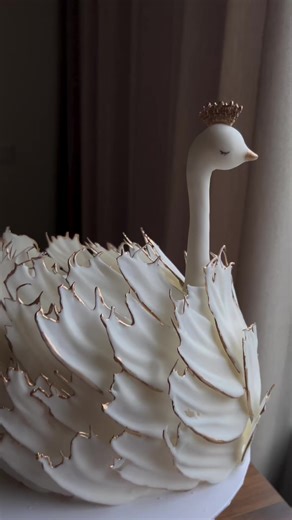 Swan Cake Recipe - How to Make a Beautiful White Chocolate Fondant Cake
