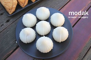 sugar free modak recipe | no sugar no jaggery modak