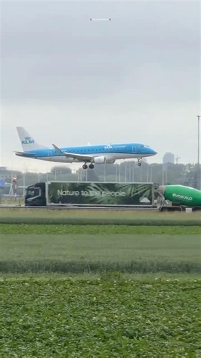 EMBRAER E175 STD KLM INVERNESS TO AMSTERDAM LANDING SCHIPHOL AIRPORT PHEXJ #automobile #aviation