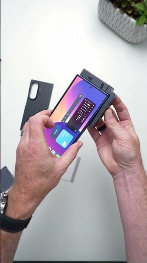 Samsung Galaxy Z Fold 7 Carbon Shield Case and Screen Protector unboxing and installation