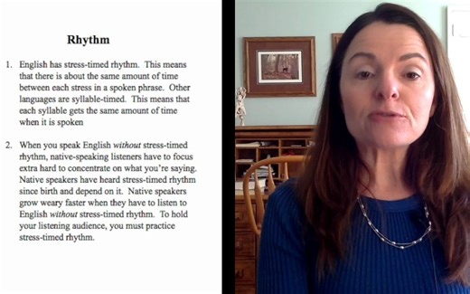 Rhythm Lesson for Accent Reduction