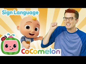 Stick to It | CoComelon with ASL | 🖐️ Sign Language for Babies 🖐️