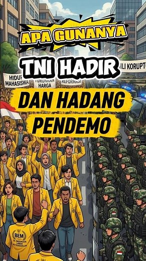 WHY DID THE MILITARY JOIN POLICE TO SECURE BUNDARAN HI DURING THE STUDENT PROTESTS? #Politics #TNI