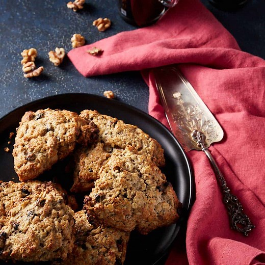 Oatmeal Breakfast Scones with Buttermilk - Butter & Baggage