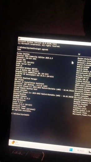 Windows Trick you need to know! updates your softwares directly from one command #windowstricks