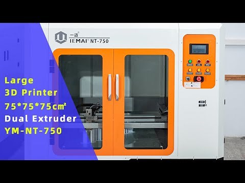 Large Scale 3D Printer YM-NT-750 With Dual Extruder From IEMAI 3D Printing Company