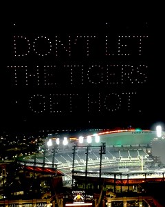 277K views · 8.3K reactions | Scenes from tonight's drone show! | Detroit Tigers | Facebook