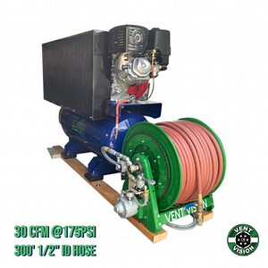 Vent vision ready to go compressed air system