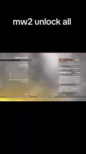 mw2 unlock all lobby #mw2 #modernwarfare2 #modernwarfare #cod #callofduty #warzone #oldcods #fyp #fypシ #fypシ゚viral