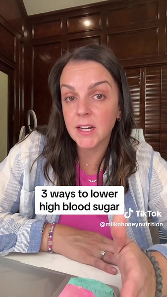 How to lower blood sugar levels immediately when they’re high. 1) Go for a light to moderate walk. 2) Drink a large glass of water. 3) Take you medications and insulin as directed. Talk to yoir doctor about what is best for you and your unique needs. #milknhoneynutrition #diabetes #bloodsugar #type1 #t1d #type1diabetes #type2 #t2d #type2diabetes #prediabetes #bloodsugarfriendly