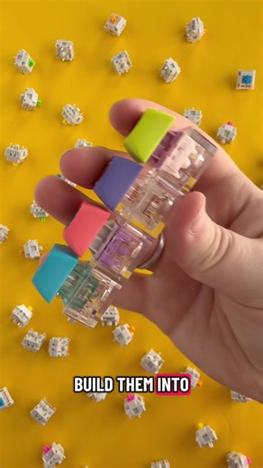 I absolutely love that fidget clicker keychains are made with real keyboard switches, it makes them so versatile! You can pop off the keycaps to get the switches out and swap them! Different switches have different sound profiles and different tactile feeling! You can even get a silent switch so that you can use your fidget in class or at work. Since the virtual pet fidget has four buttons you can have four different types of switches in it for different feeling buttons! And since the keychain h