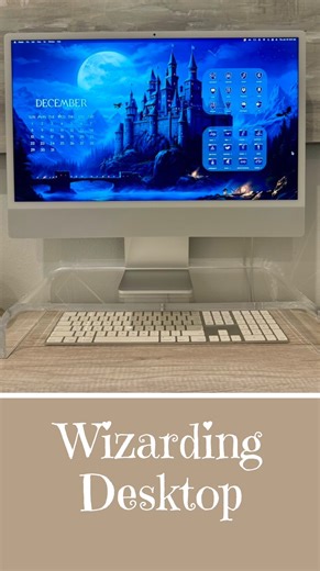 Kami Larae | How I turned my computer into a wizarding desktop 🪄What theme should I do next? The Wizard Desktop can be used by both Mac and Windows... | Instagram