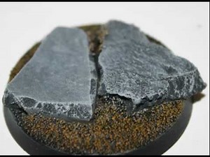 Warhammer 40k Base Tutorial- How to Make a Rocky Base