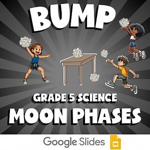 Moon Phases BUMP Science Game | No Prep Grade 5 Review