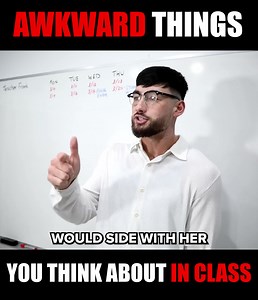 14K views · 146 reactions | Awkward Things You Think About in Class!掠勞 | Loveliveserve | Facebook