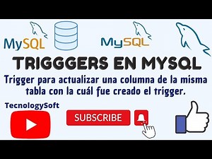 TRIGGERS EN #mysql | ACTUALIZAR UNA COLUMNA DE LA MISMA TABLA DEL TRIGGER.