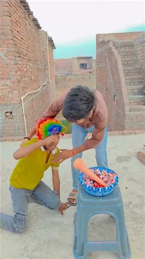 प्यारे बच्चे ने पापा के साथ शरारत की 🤩🥰😂😥😳😋🎈😀😀😀🥳🍪#short