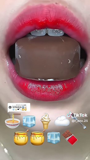 口元だけ食べ物ASMR体験