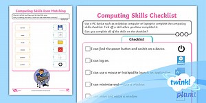 Computing: Computing Skills: Year 1 Home Learning Tasks