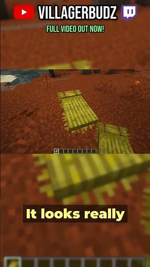 Minecraft's New Straw Bed!