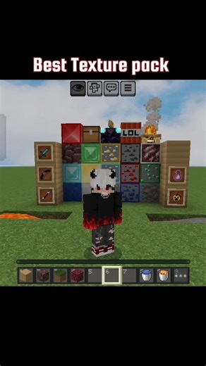 Best Texture pack for Minecraft☠️🫡 #minecraft #texturepack #shorts