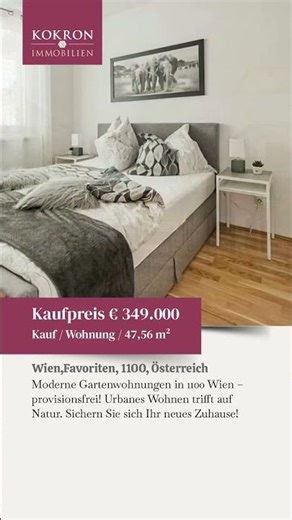 🌸✨ Moderne Neubau-Gartenwohnung in 1100 Wien – PROVISIONSFREI FÜR KÄUFER/IN! ✨🌸\n\nErleb