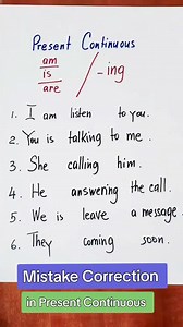 18K views · 656 reactions | Practice using Present Continuous correctly #englishwithalina #learnfacebook #learn #dailyenglish #learning #improveyourenglish #English #esl #ingles #practiceenglish #английский #englishonline #presentcontinuous | English With Alina | Facebook