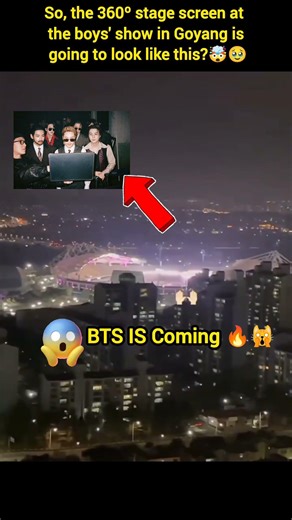 BTS 360º stage screen 🤯😱 ?? #bts #fypviralシ #kpop #shorts